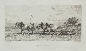 Rullen, 1868. av Charles Emile Jacque