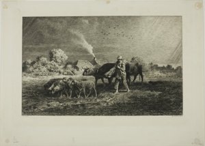 Stormen av Charles Emile Jacque