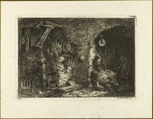 Brunnen av Charles Emile Jacque