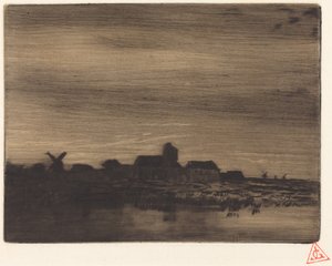 By vid vattnet av Charles Emile Jacque