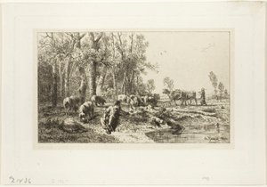 Vinter av Charles Emile Jacque