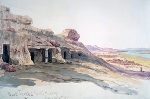 Klippgravar, Beni Hassan, 10 mars 1863, Egypten, 1863