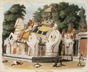 Infödingarna hyllar sin härskare, graverad av Thomas Medland (1755-1823) 1803