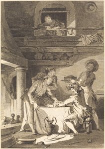 Ålpastej av Charles Emmanuel Patas after Jean Honoré Fragonard