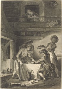 Ålpastej av Charles Emmanuel Patas after Jean Honoré Fragonard
