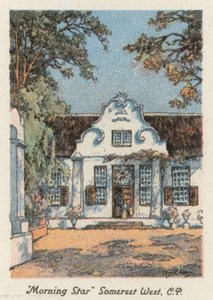 Sydafrika: "Morning Star", Somerset West, CP (färglitografi) av Charles Ernest Peers