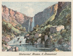 Sydafrika: Waterval Boven, E Transvaal (färglitografi) av Charles Ernest Peers