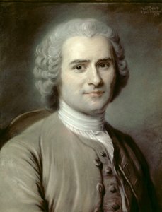 Porträtt av Jean-Jacques (Jean Jacques) Rousseau (1712-1778), schweizisk filosof. Pastell av Charles Escot (1834-1902) 1874 sön. 0,46x0,38 m - Porträtt av Jean-Jacques (Jean Jacques) Rousseau (1712-1778), schweizisk filosof. Pastell av Charles Escot (1834- av Charles Escot