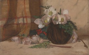 Stilleben med rosor, ca 1885-87 (olja på linne)