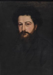 Porträtt av William Morris i trettioårsåldern av Charles Fairfax Murray