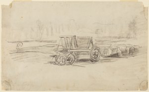 En bondvagn av Charles Francois Daubigny