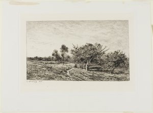 Äppelträd i Auvers av Charles Francois Daubigny