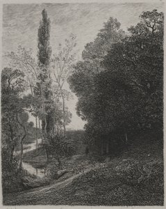 Banks of the River Cousin, 1850. av Charles Francois Daubigny