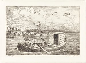 Cambronnes ord av Charles Francois Daubigny