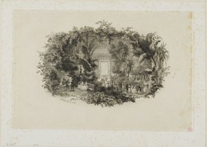Vinterträdgården av Charles Francois Daubigny