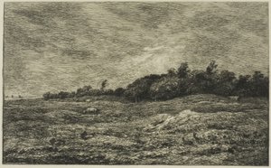 Pre des Graves i Villerville (Calvados) av Charles Francois Daubigny