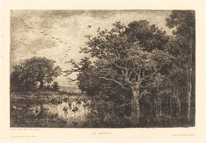 Kärr av Charles Francois Daubigny