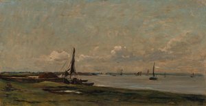 Themsens mynning av Charles Francois Daubigny