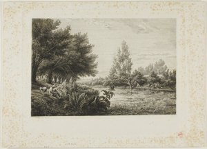 Nära Choisy-le-Roi av Charles Francois Daubigny