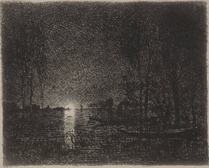 Nattstycke av Charles Francois Daubigny