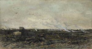 oktober av Charles Francois Daubigny