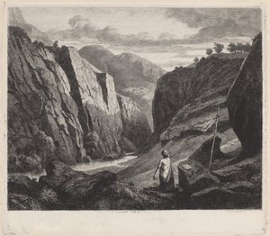 Sankt Jerome av Charles Francois Daubigny