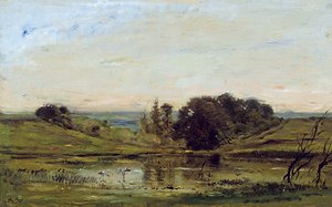 Ensamhet av Charles Francois Daubigny