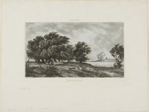 Stormigt väder av Charles Francois Daubigny