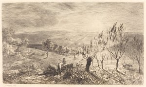 Soluppgång av Charles Francois Daubigny