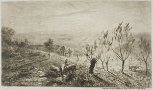 Soluppgång av Charles Francois Daubigny