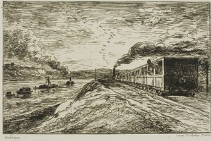 The Departure (The Return) av Charles Francois Daubigny