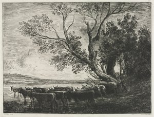 Forden av Charles Francois Daubigny