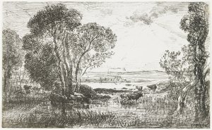 Hydraulmotorn, 1862 av Charles Francois Daubigny