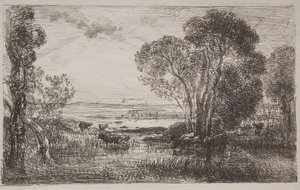 Hydraulmaskinen av Charles Francois Daubigny