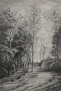 The Little Brids, 1850. av Charles Francois Daubigny