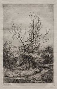 Fruktträdgården av Charles Francois Daubigny