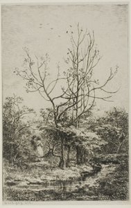 Fruktträdgården av Charles Francois Daubigny