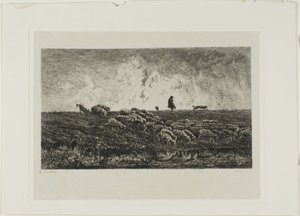 Duschen av Charles Francois Daubigny