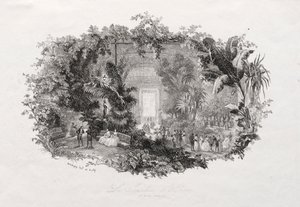Vinterträdgården av Charles Francois Daubigny