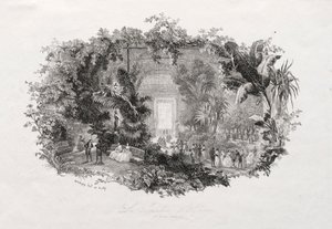 Vinterträdgården, 1842-1843. av Charles Francois Daubigny