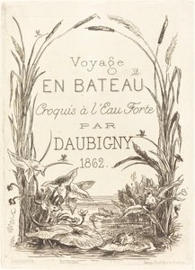 Titelsida för "Båttur" av Charles Francois Daubigny