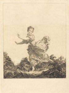 Läcker med flit av Charles François Adrien Macret after Jean Honoré Fragonard
