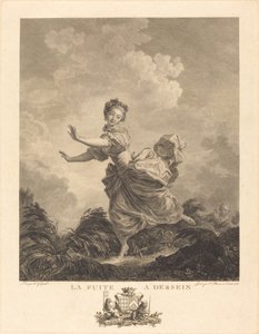 Läcker med flit av Charles François Adrien Macret and Jacques Couché after Jean Honoré Fragonard