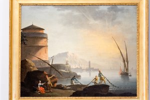 Havslandskap av Charles François Grenier de Lacroix