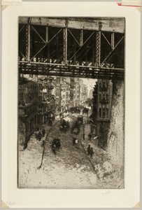 Cherry Street av Charles Frederick William Mielatz