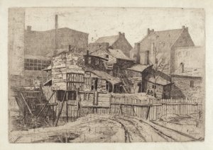 市の無題の木造住宅、1880年代。 スウェーデンの