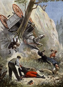 Den franske översten de Savignacs död av Charles Gaston Yrondy