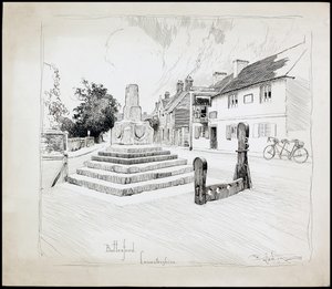 Bottesford Market Cross, Leicestershire, 1892-1933 av Charles George Harper