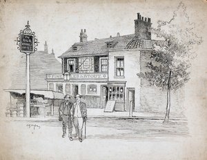 Old Windmill pub, 214-214 Chiswick High Road, Turnham Green, London, 1892-1933.
