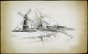 Wellington Windmill, Barking, London, 1892-1933 av Charles George Harper